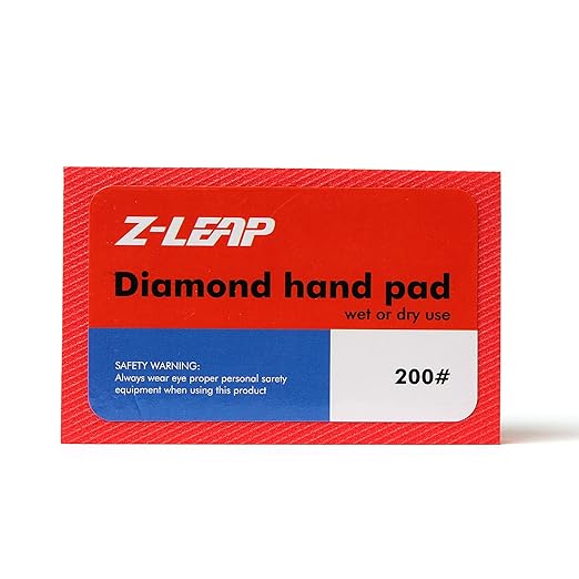 Diamond Hand Polishing Pads for Glass Granite Marble Stone CeramicSanding Blocks for 200 Grit