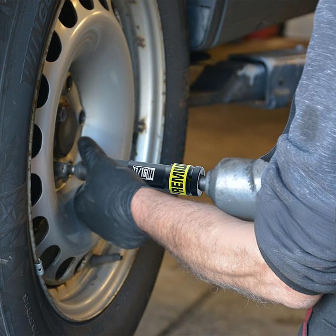 1/2" Drive Impact Hex Bit Socket, 10 Piece Allen Bit Socket Set, 1/4" - 3/4", SAE, Cr-Mo Steel, Ideal for Professional Mechanic Automotive Repair