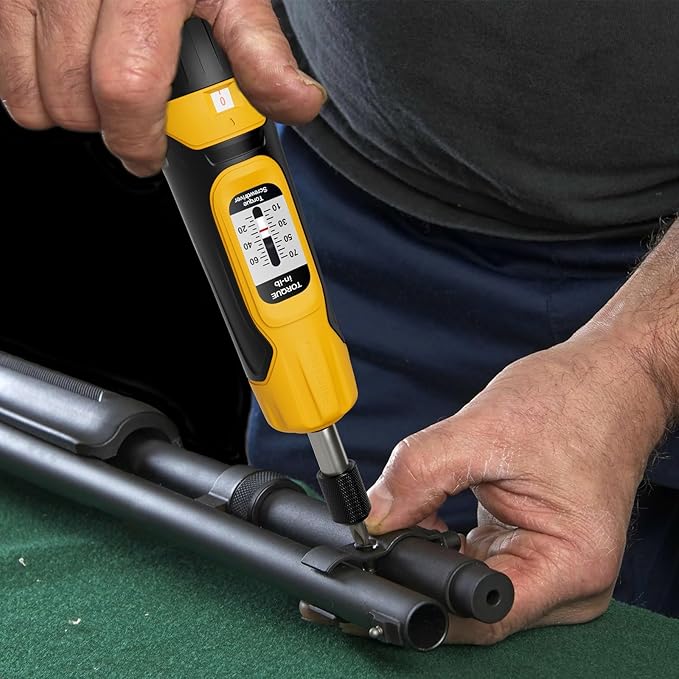 Torque Screwdriver, 10-70 in-lbs Torque Wrench Screwdriver Set, 1/4??Drive Inch Pound Torque Screwdriver with 20 S2 Bits and Case for Tools, Bike Repairing and Mounting