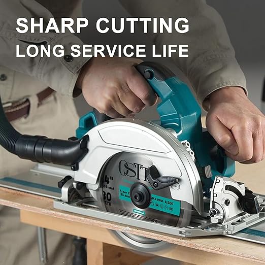 10-Inch Table Saw Blade 60 T, 5/8 Inch Arbor Circular Saw Blades, Carbide Tipped Teeth Miter Saw Blade for Cutting Wood, 1 Pack