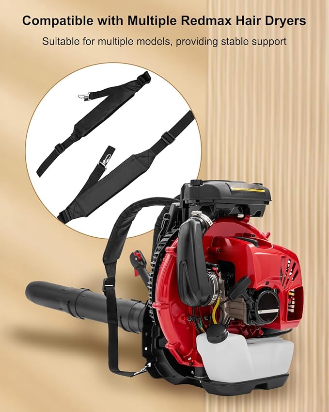 Backpack Blower Shoulder Straps Replaces 521678901 Fit for RedMax EBZ6500 EBZ6500RH EBZ7500 EBZ7500RH EBZ8500 EBZ8500RH Backpack Harness Kit, 2 Pcs