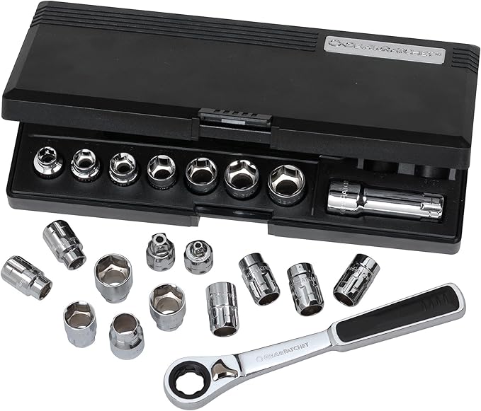 GEARWRENCH 21 Pc. 3/8" Drive 6 Pt. Pass-Thru??Tool Set, SAE/Metric - 8921