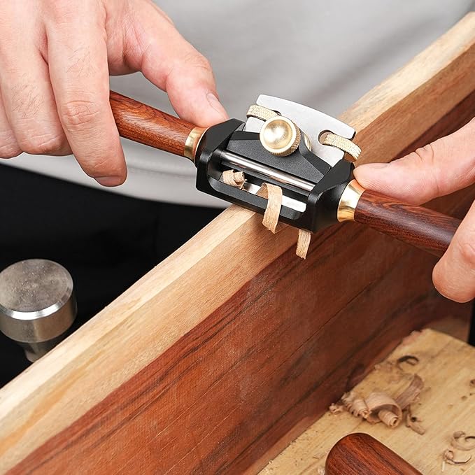 Woodworking Planer Flat Base Adjustable Bird Planer Flat Base Hand Wood Plane for Woodworking Corner Arc Trimming
