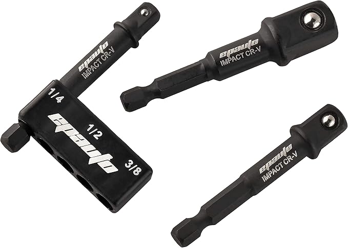 EPAuto Impact Socket Adapter Set, CR-V, 3 Pieces