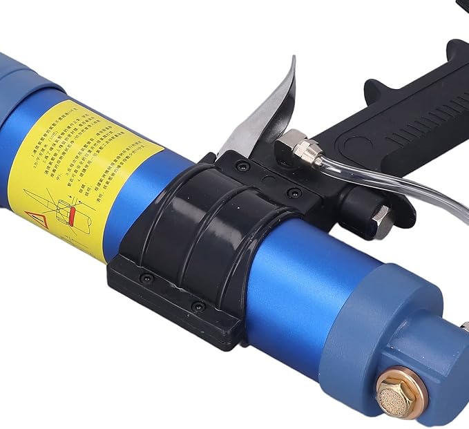 310ML 1/4in Caulk Gun, Cartridge Hand Air Caulking Gun Glass Glue Sealant Gun Cartridge Air Gun Pneumatic Caulking Gun Cartridge Extended Nozzle