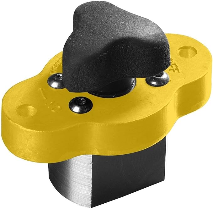 Magswitch MagJig 95 Magnetic Woodworking and Welding Base Clamp Holder for Wood Working Supplies, Accessories, Tools and Equipment, Magnet Switch with On/Off Capabilities, 95 lb Holding Force, Yellow