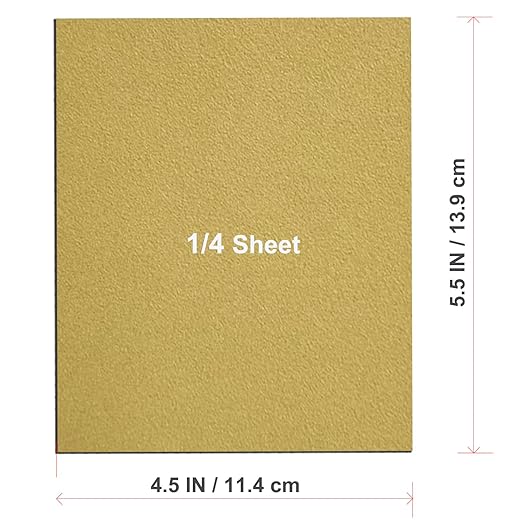 52Pcs Aluminum Oxide Sandpaper Variety Pack, 1/4 Sheet Sand Paper Assorted for Block Sander Wood Metal Wet Dry Sanding 80/100/150/220/320/400 Grits (4.5 x 5.5 Inch)
