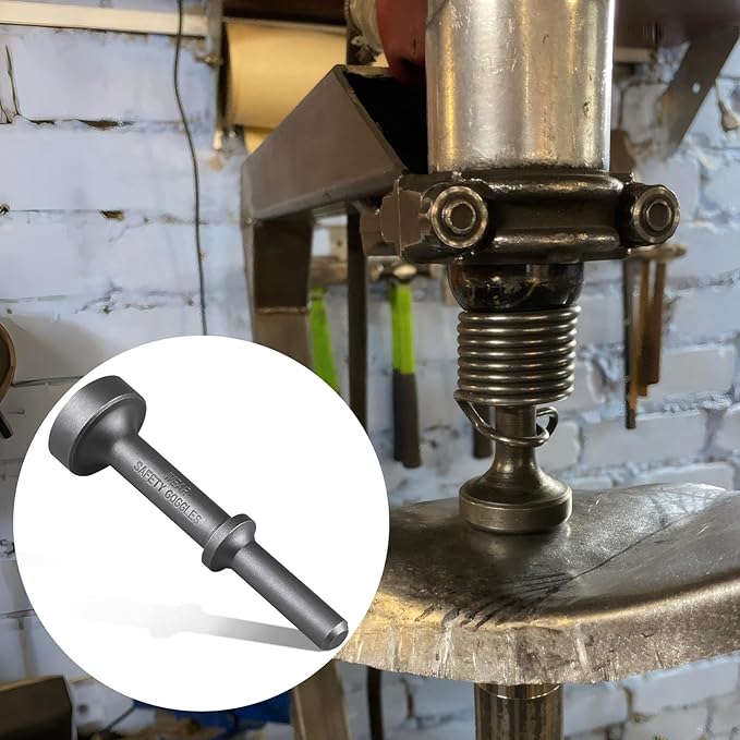 Smoothing Air Hammer Bits Tool, 31982 Chrome Molybdenum Steel Pneumatic Chisel, 0.4" Shank Air Hammer Attachments to Remove Rusted Bolts, Nuts Automotive Suspension Parts, Heavy Duty Metalwork