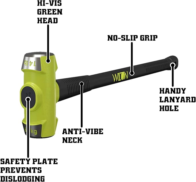 Wilton B.A.S.H 36" Sledge Hammer, 14 Lb Head (21436)