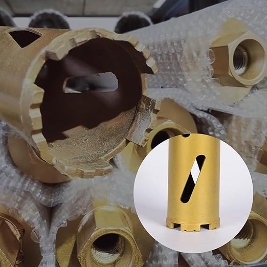 4.25" Dry Drill Core Bits for Cured Concrete with Rebar Brick Blonck Masonry etc 12.2in/310mm Drilling Depth竊?0mm Diamond Segment Height竊? Adapters