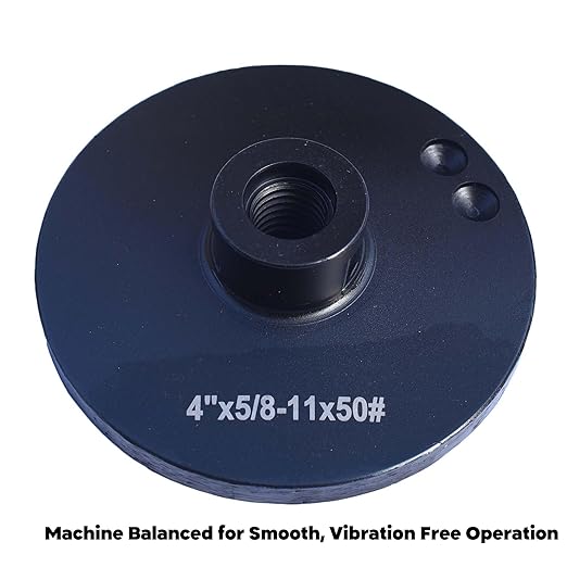 4 in.x 5/8-11 in. Chip Free Resin Filled Diamond Grinding Cup Wheel for Stone Engineered Countertop Edge Surface Grinding