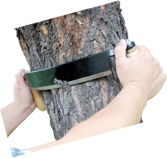 Draw Knife 10" Curved Draw Shave Woodworking Tool (Curved-10 inches)