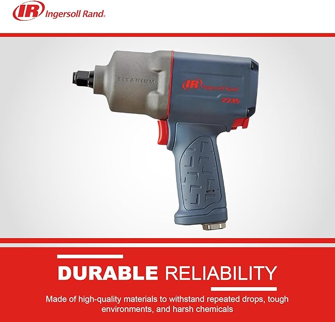 Ingersoll Rand 2235PTiMAX, Industial Pin Type, 1/2-Inch Pneumatic Impact Wrench, 930 ft-lbs Torque