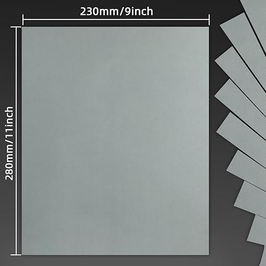3000 Grit Sand Paper, 9 x 11 Inch, 10 Pcs Wet Dry Sandpaper Sheets, Silicon Carbide for Wood, Metal, Automotive Sanding and Polishing, Waterproof and Durable