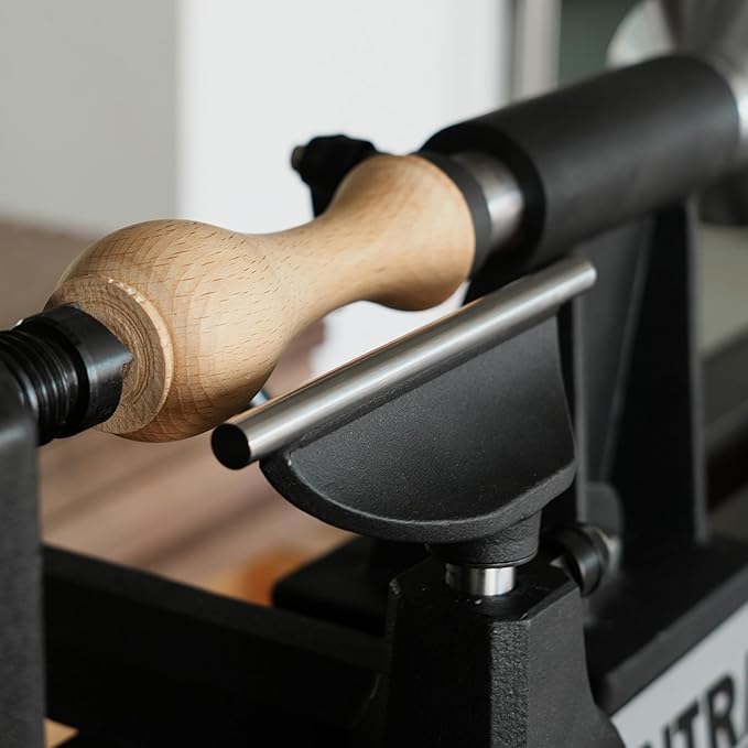 6" Tool Rest with 5/8" (16mm) Diameter 82mm Length Post, Woodlathe Heavy Duty Round Bar Straight Tool Rest.