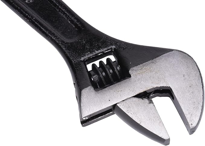 Century Drill & Tool 72624 Adjustable Wrench, 8"