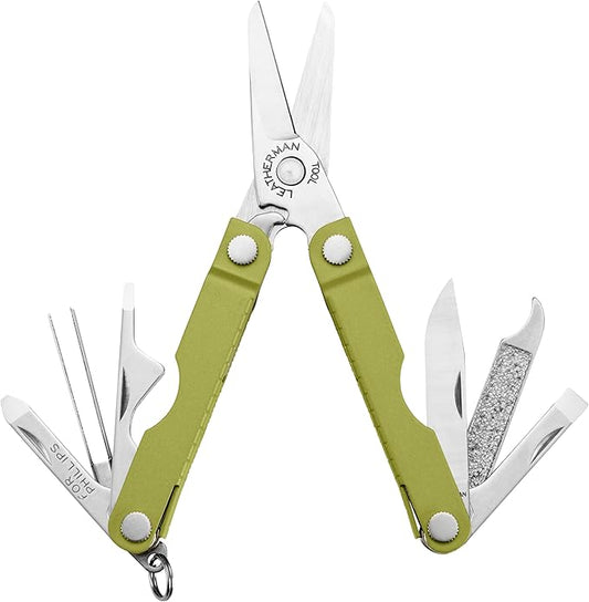 LEATHERMAN, Micra, Keychain Multi-tool with Grooming Tools, Mini Pocketknife for Everyday Carry (EDC), Hobbies & Outdoors, Built in the USA, Mojito