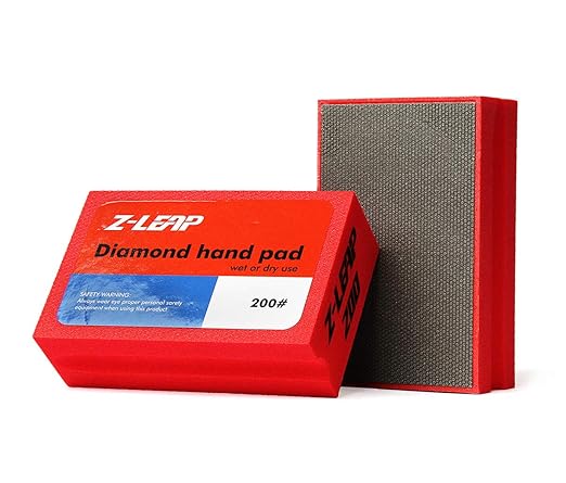 Diamond Hand Polishing Pads Grit 200 for Granite Marble Concrete Glass Sanding Block