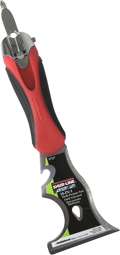 Shur-Line 7217 2-1/2-Inch 10-in-1 Multi-Purpose Tool