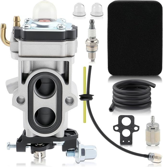 EBZ6500 Carburetor Kit for RedMax Backpack Blower EBZ7001 EBZ5150 EBZ5100 EBZ5150RH EBZ5100RH EBZ6500RH EBZ7001RH EBZ8001 EBZ8001RH EBZ6500 With Air Fuel Filter #848H108100, 505183101
