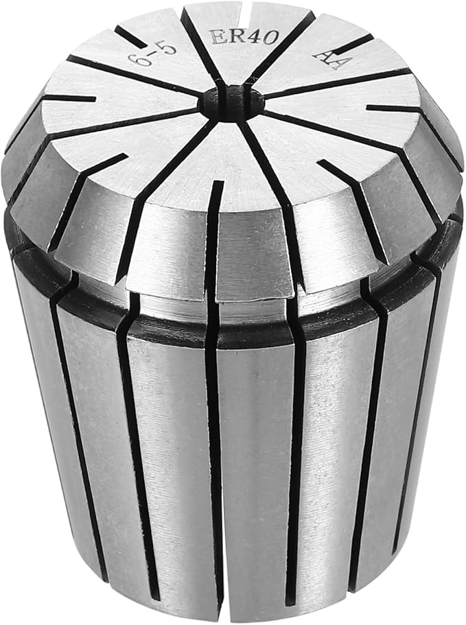 HARFINGTON Spring Collet Chuck ER40 6mm 65Mn Spring Steel Precision Router Collets for CNC Engraving Milling Lathe Tool