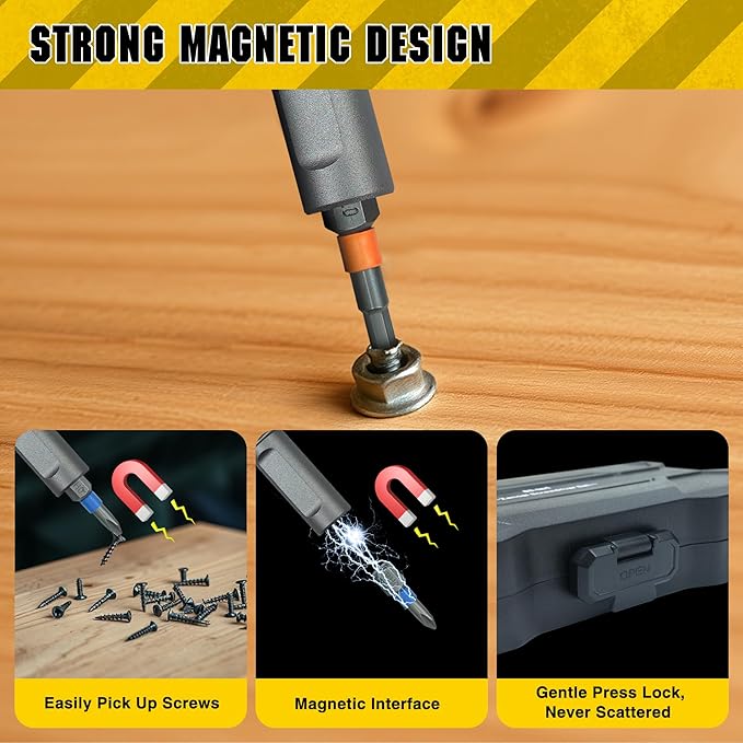 50 In 1 Magnetic Screwdriver Set,Small Ratcheting Screwdriver Pocket Set For Craftsman,Screw driver Bit Set With Tough Case,T Handle Ratchet Screwdriver,Christmas Gift For Men