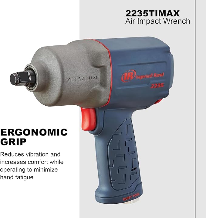 Ingersoll Rand 2235TiMAX 1/2-Inch-Drive Air Impact Wrench with Up to 1,350 Foot-Pounds Torque Output