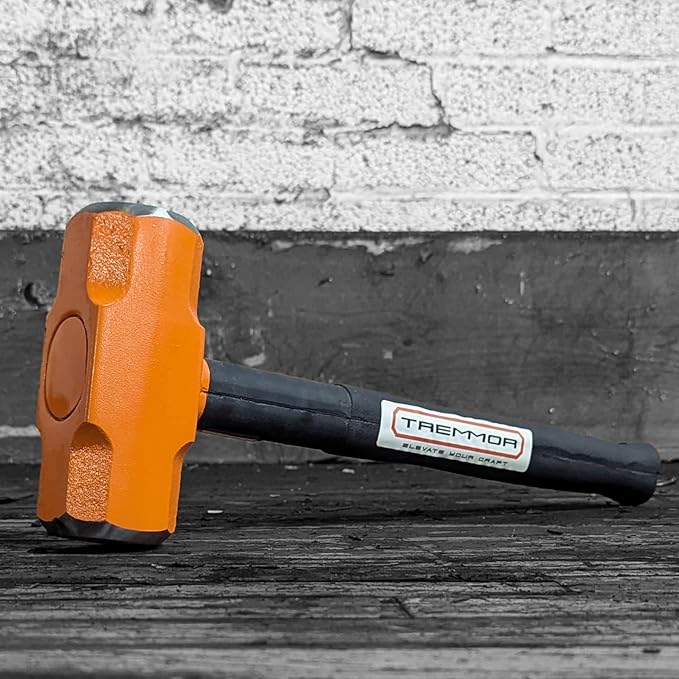 TREMMOR | IRON CORE Sledge Hammer (8 LB. Head, 16 inch Handle)