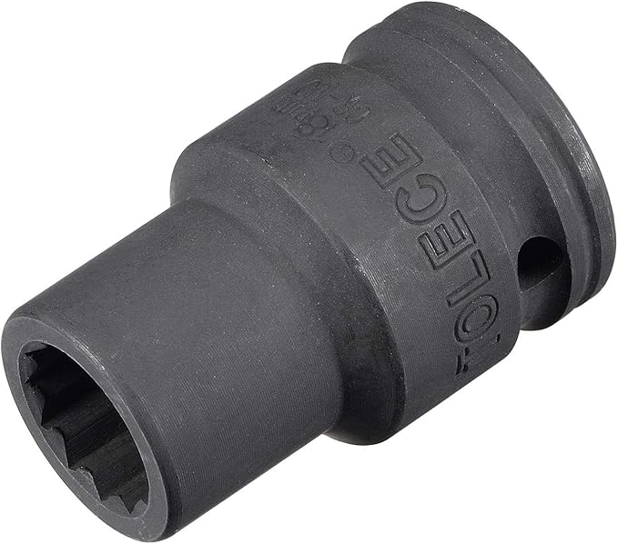 uxcell 3/4-Inch Drive 18mm 12-Point Impact Socket, CR-MO Steel 56mm Length, Standard Metric Sizes