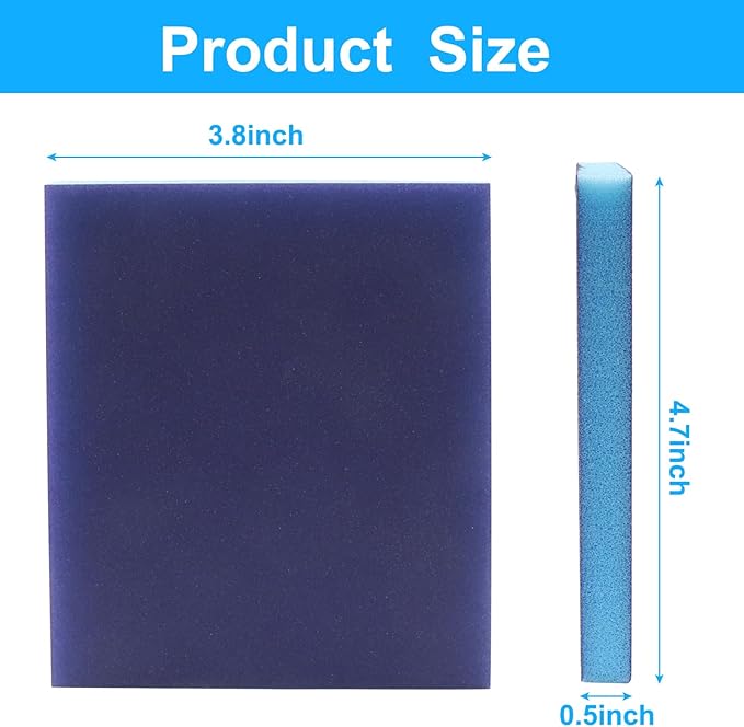 8 Pack Sanding Sponge, 220 Grit Washable and Reusable Sanding Blocks for Wood, Metal, Drywall, and More, Ideal for Flat and Irregular Surfaces, Robust and Versatile for Wet or Dry Use