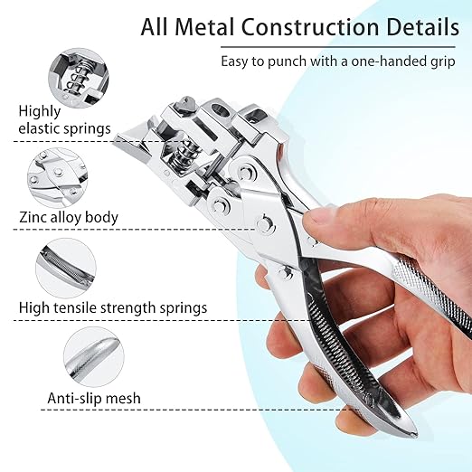 3 in 1 Badge Slot Hole Punch for ID Card: IMLIKE Handheld Card Puncher Suitable for PVC Material, Business Cards and Cardstock(1/8"횞33/64" Slot Hole, 3/16" Round Hole and R5 Corner Rounder in one)