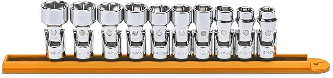 GEARWRENCH 3/8" Drive Flex Metric Socket Set 10 Pc., 6 Point - 80565