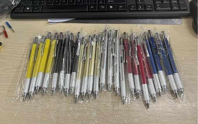 72 Pcs Mini Tape Screwdriver Keychain Set Valentine's Day Men Gifts Bulk Employee Appreciation Gift Bulk Multitool Pen Card for Adult Tool Party (Multicolor)