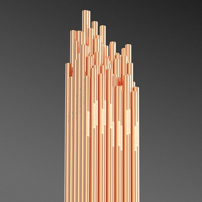 TOOLIOM Mild Steel TIG Welding Rod ER70S-6 TIG Filler Rod 1/8" x 16" 5LB Welding Wire