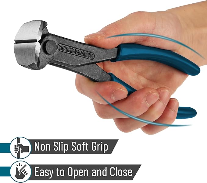 Bates- Nail Puller, Dark Blue Turquoise, Nail Remover Tool, Cutting Pliers, Carpenter Tools, Staple Puller, Nail Puller Tool, End Cutting Pliers, Nail Pliers, Nail Pulling, Nippers Tool