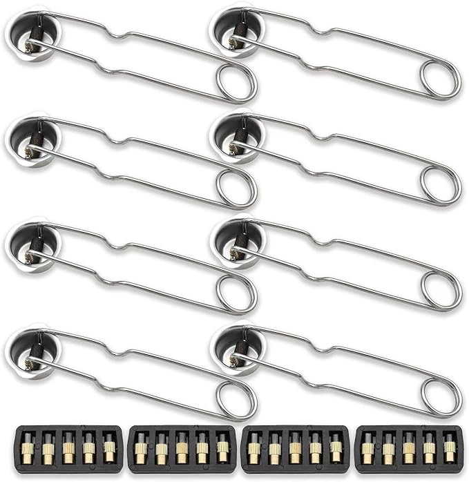 Single Spark Lighter Torch Flint Striker 8 Piece with 20 Extra Flint Replacements, for Welding, Brazing and Soldering