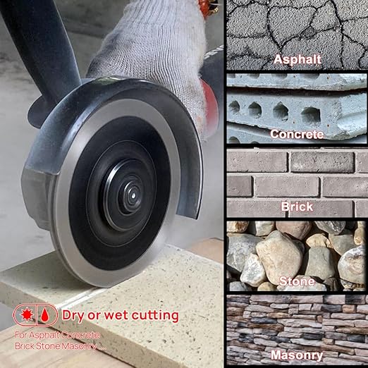 DT-DIATOOL Sandwich Tuck Point Blade - 5 Inch Mortar Raking Crack Chaser Dual Diamond Blade 7/8"-5/8" Arbor for Mortar Removal, Grout Concrete Asphalt Surfaces Repair, Masonry Brick Stone Cutting 2pcs