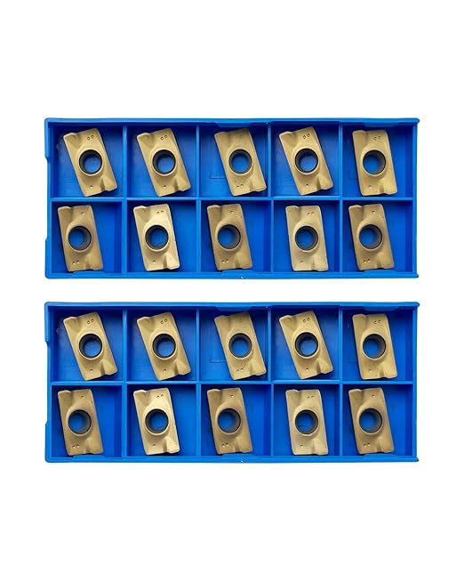 APMT1604PDER-M2 Carbide Milling Inserts, PVD Coated Indexable Milling Inserts Turning Inserts, Carbide Milling Cutter for BAP400R Tool Holders Processing Hard Steel Parts, 20Pcs
