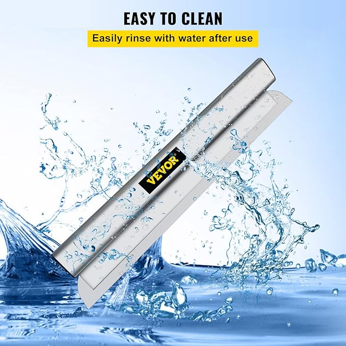 VEVOR Skimming Blade,40 inch Smoothing Knife, European Stainless Steel Construction Knife, Aluminum Blade Profile Smoothing Knockdown Spatula for Gyprock/Drywall/Wall-Board