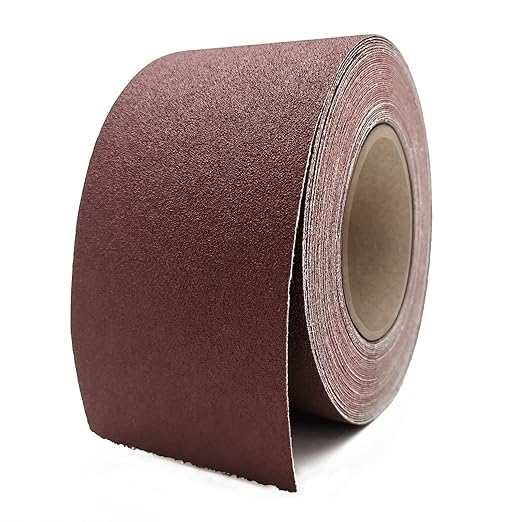 3 Inch x 49 Feet Emery Cloth Roll Aluminum Oxide Abrasive Paper Roll Continuous Sandpaper for Metalworking, Woodworker, Furniture Repair, Sanding (180 Grit)