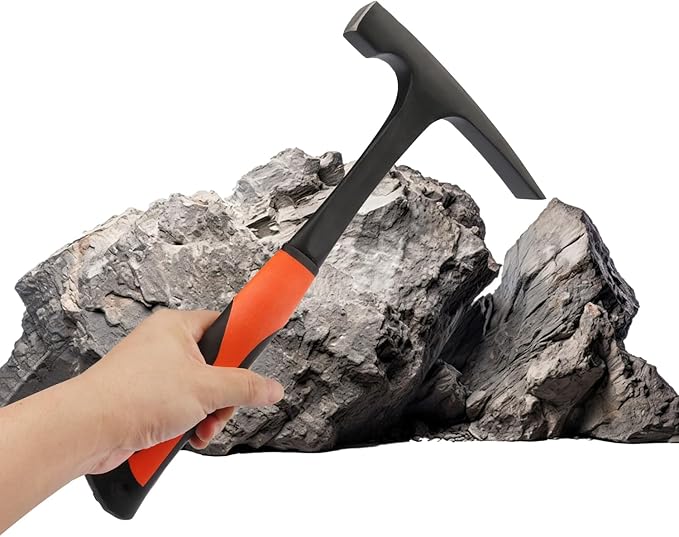 2 Pack 30 oz, brick hammer, Masonry Hammer, All Steel Geologist Hammer, Bricklayer's/Mason's Hammer for Mining, by GENHAKON