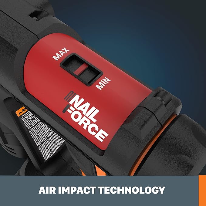 Worx Nitro 20V Power Share 3/8??Cordless Crown Stapler with Air Impact Technology - WX843L.9 (Tool Only)