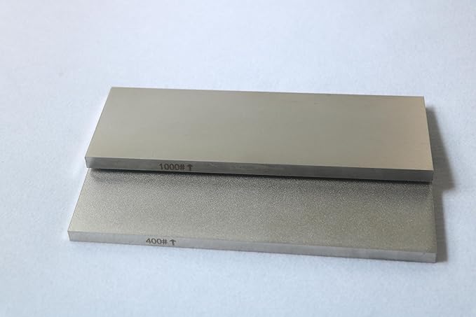 CBN Sharpening Stone 8 inch Double-sided Whetstone Knife Sharpener 8??x 3?? for Sharpening High Speed Steel,Special Steel,for Both Household and Professional Use (400/1000 Grit)