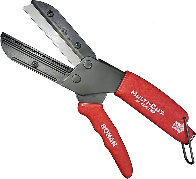 Ronan Multi-Cut 401 Cutting Tool - Wood, Box, Branch, Plant, Plastic, Rope, Leather, Linoleum, Rubber Cutter, DIY Utility All Purpose Multi-Cutting Device