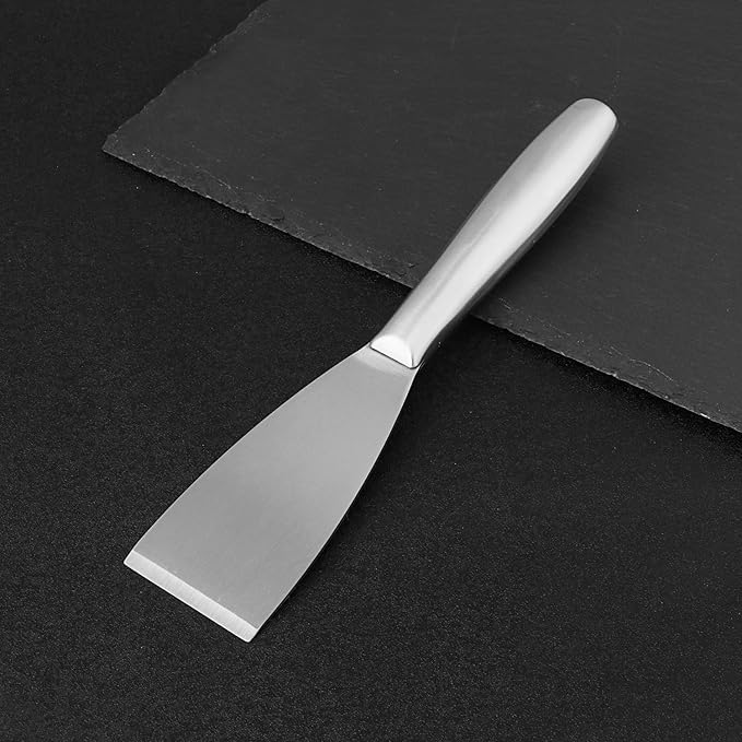 5 Pack 2 Inch Putty Knife Scraper, Putty Knife Set, Stainless Steel Putty Knife, Wallpaper Scraper Paint Scraper Tool for Spreading Drywall Spackle, Plasterboard Mud, Scraping Paint, by GENHAKON.