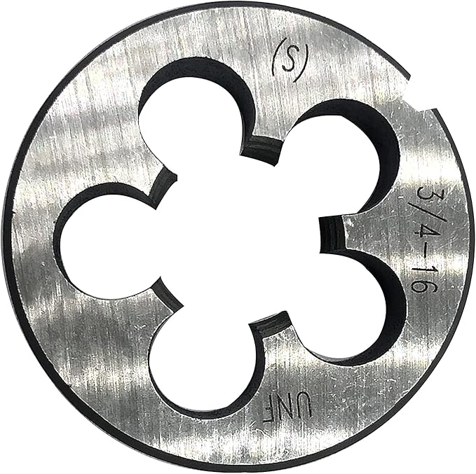 ZOUZMIN 3/4??16 UNF Tap and Die Set, Machine Thread Tap and Round Thread Die Right Hand