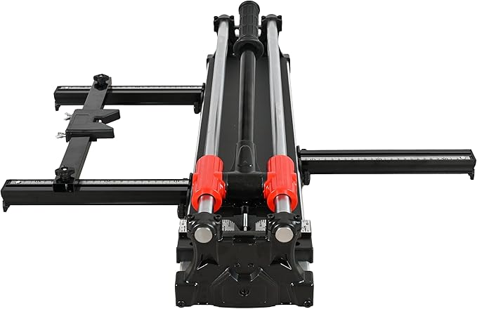 24 inch Double Guide Rails Manual Tile Cutting Machine Wide Aluminum Bottom Plate Ceramic Porcelain Floor Tile Cutter Heavy Duty 600mm/60cm R2818T060