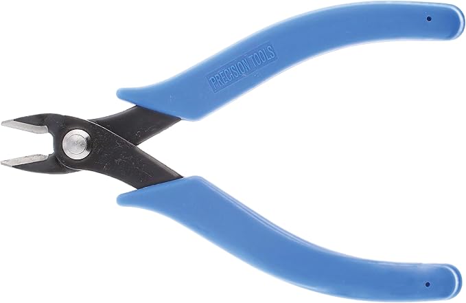 The Beadsmith Heavy Duty Side Cutter, 6 inches (152mm) with Blue Comfort Grip Handle and no Spring, Tool for Jewelry Making, Electronics or Micro Mechanics