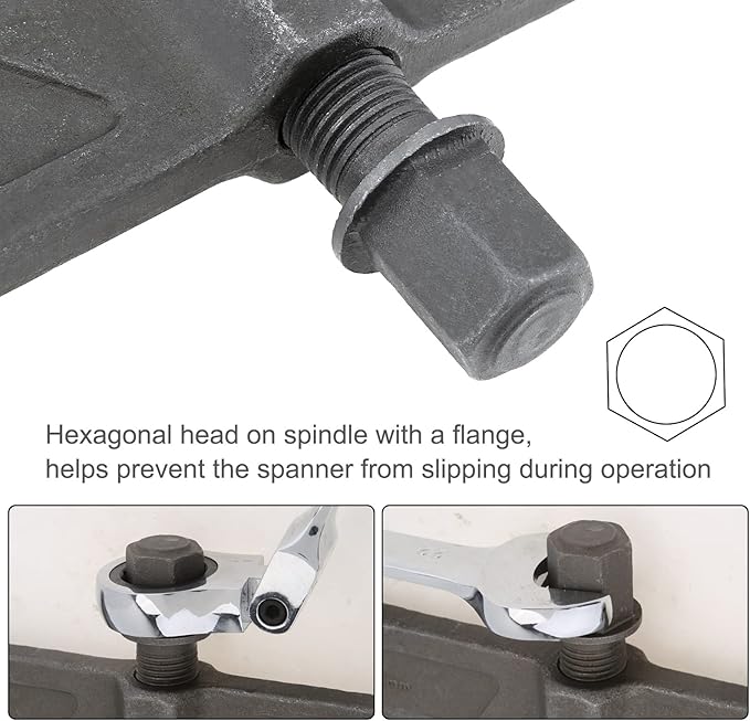 ChgImposs 2-Jaw Gear Puller, Adjustable CR-V Bearing Puller Gears, Removal Tool for External Internal Pulling, Puller Tool Separate Lifting Device (10 INCH)
