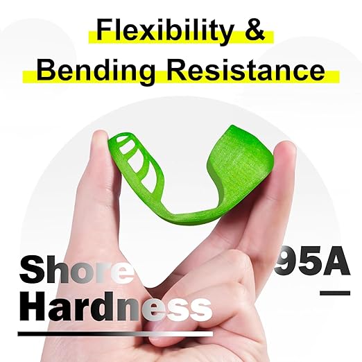 Geeetech TPU Filament 1.75mm ??95A Flexible 3D Printer Filament with High Elasticity, 1KG (2.2lbs) Spool, Dimensional Accuracy 짹0.03mm, Fits Most FDM Printers, Green